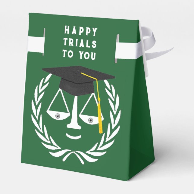 Creative Law School Graduation Favor Box (Back Side)