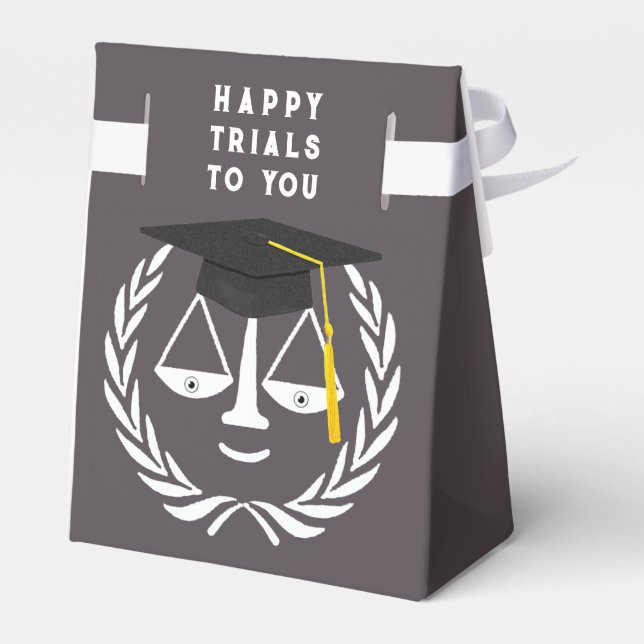 Creative Law School Graduation Favor Box (Back Side)