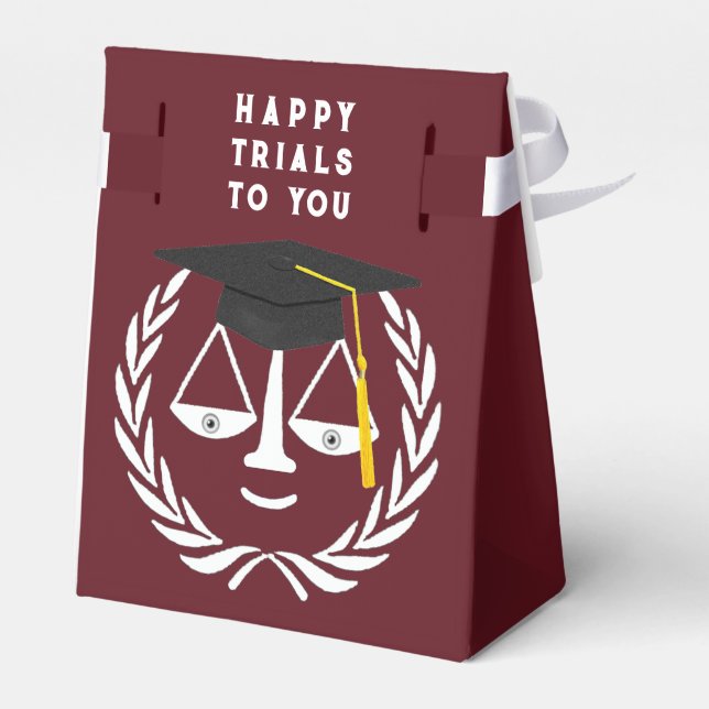 Creative Law School Graduation Favor Box (Back Side)