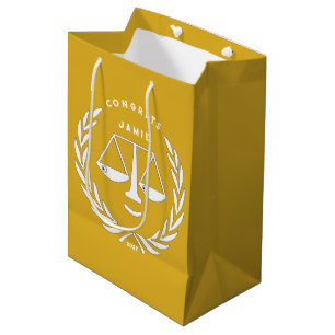 Creative Law School Graduation Medium Gift Bag