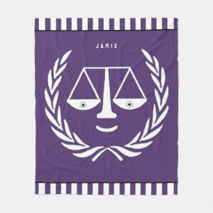 Creative Lawyer Fleece Blanket