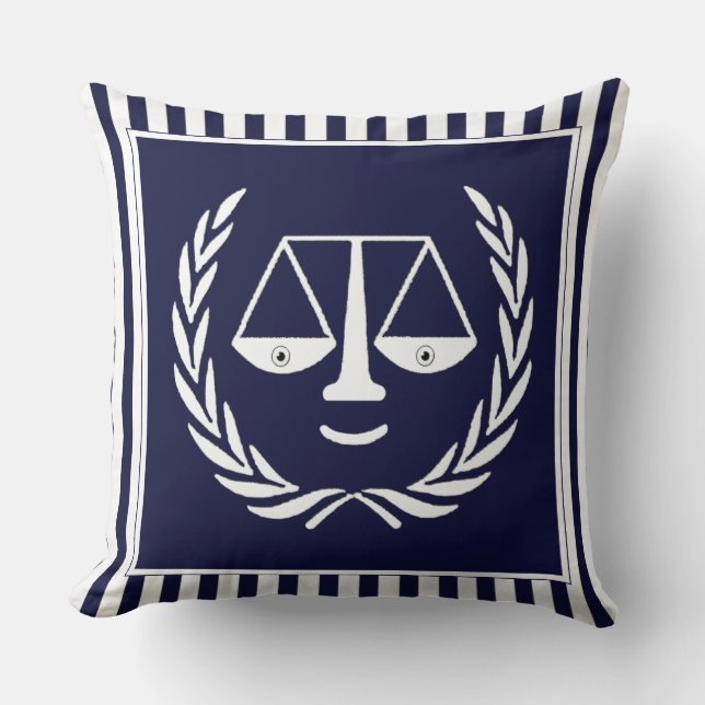 Creative Lawyer Gift Idea Throw Pillow (Front)