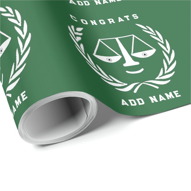 Creative Lawyer Gift Wrapping Paper (Roll Corner)