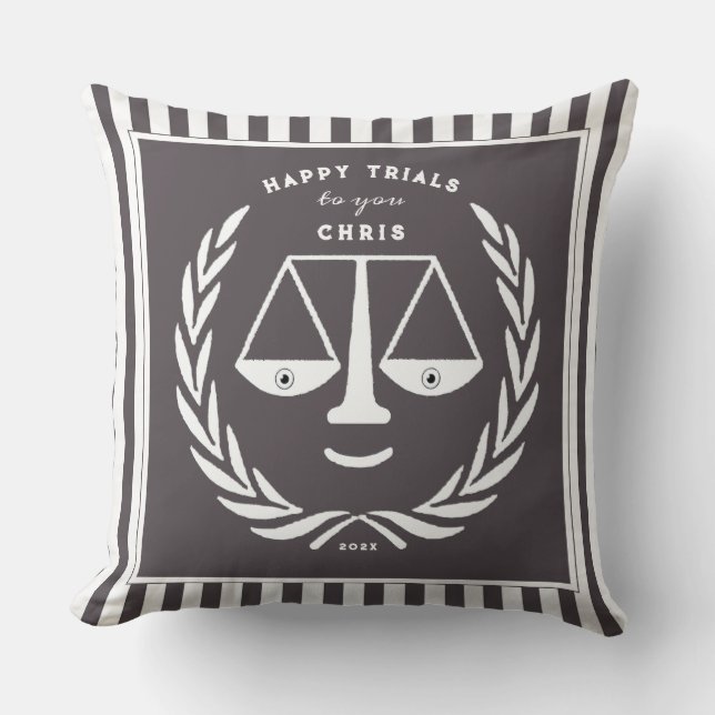 Creative Lawyer Throw Pillow (Front)
