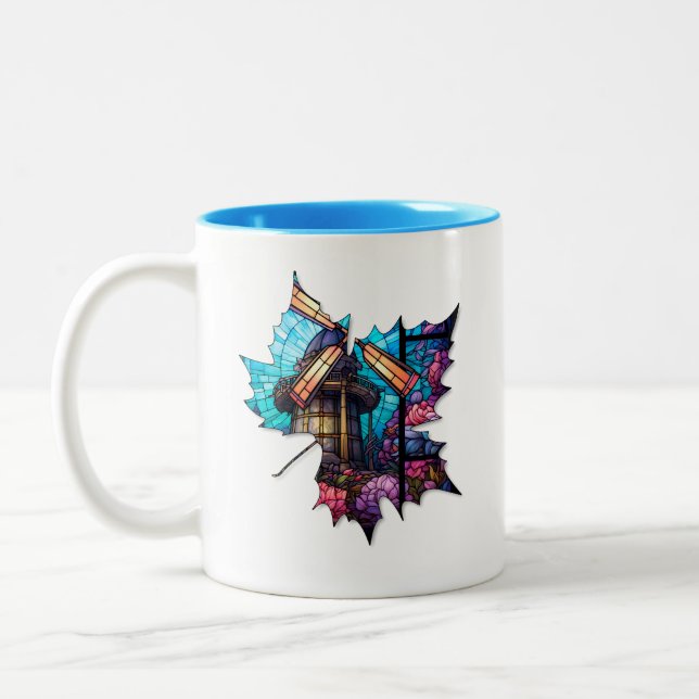 Creative Leaf Mug for coffee or tea (Left)