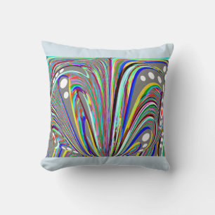 Creative lines throw pillow