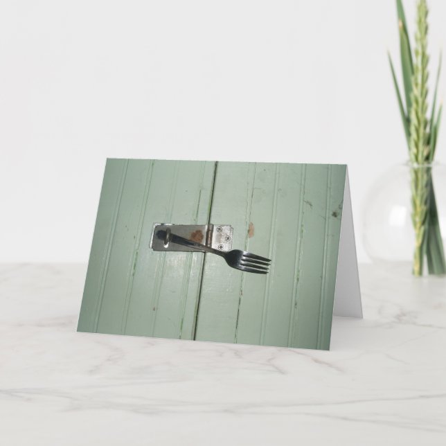 "Creative Lock" Thank You Card (Front)