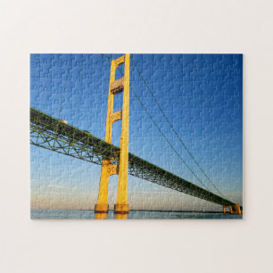 Creative Mackinaw Bridge eau photo jigsaw puzzle