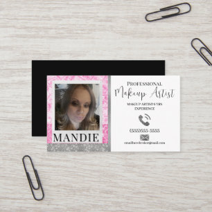 Creative Makeup Hair Lash Photo Card QR Code