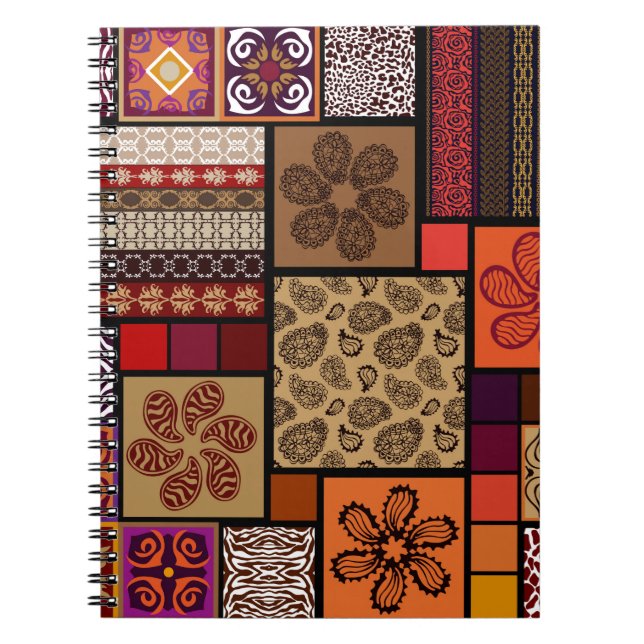 Creative mega set of seamless patterns inspired by notebook (Front)