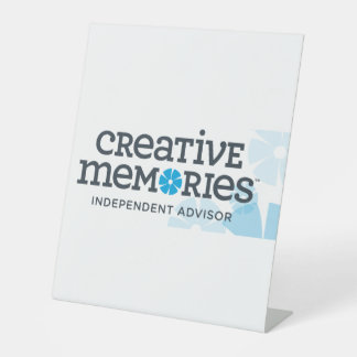 Creative Memories Ind Advisor Banner Pedestal Sign