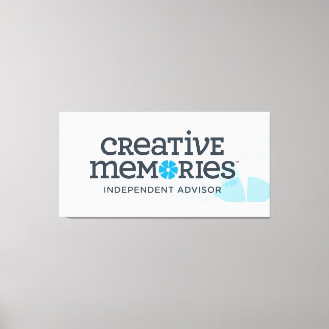 Creative Memories Ind Advisor  Canvas Print (Front)