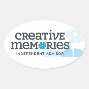 Creative Memories Ind Advisor  Oval Sticker