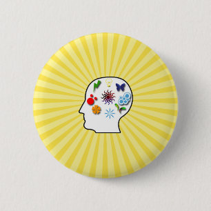 Creative Mind 2 Inch Round Button