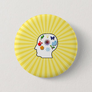 Creative Mind 2 Inch Round Button