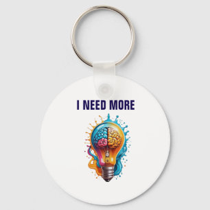 Creative Minds Tote – I Need More Brainpower" Keychain