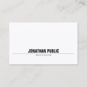 Creative Minimalist Professional Modern Simple Business Card