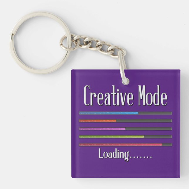 Creative Mode Loading Artist Acrylic Key Chain (Front)