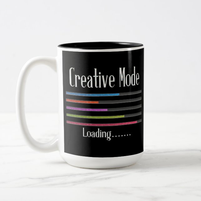 Creative Mode Loading Artist Coffee Mug (Left)