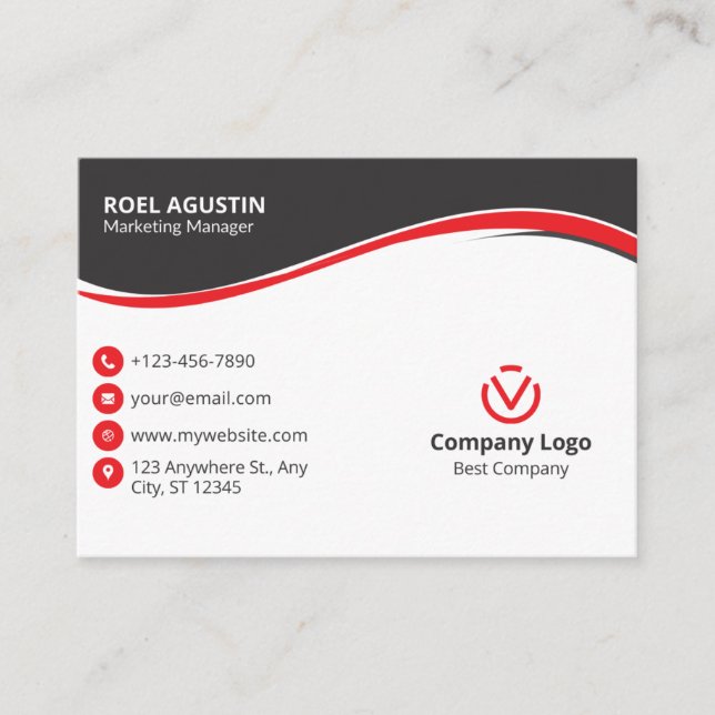 Creative Modern Business Card  (Front)