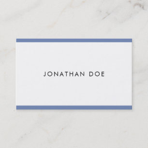 Creative Modern Minimalist Professional Cool Plain Business Card