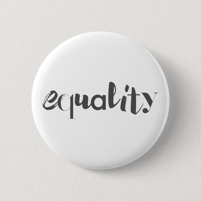 Creative, modern, playful, cool design of Equality 2 Inch Round Button (Front)