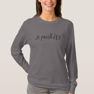 Creative, modern, playful, cool design of Equality T-Shirt