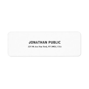 Creative Modern Simple White Professional Template