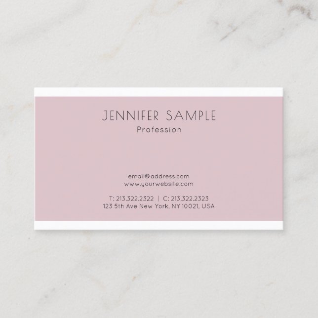 Creative Modern Smart Design Template Elegant Business Card (Front)