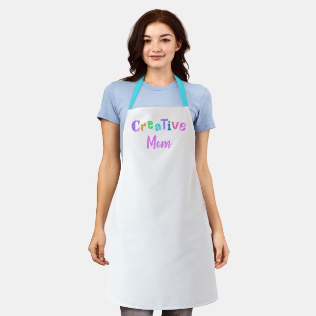 Creative Mom Fun Apron (Worn)