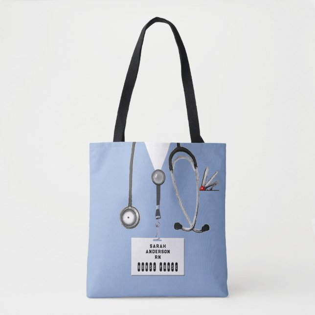 Creative Nurse Gift Tote Bag (Front)