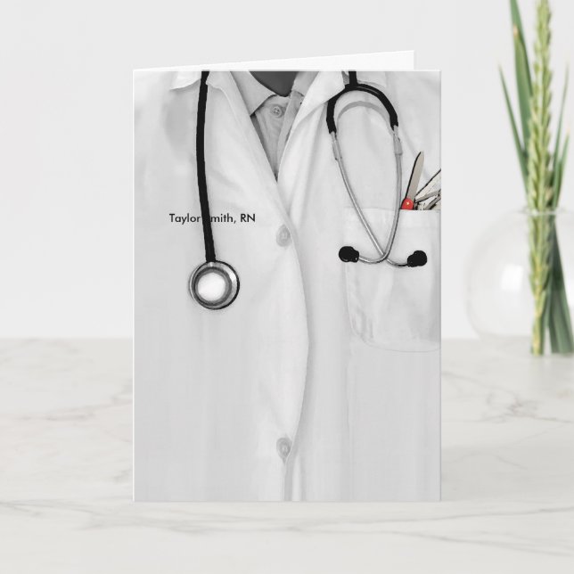 Creative Nurse Graduation Congrats Card (Front)