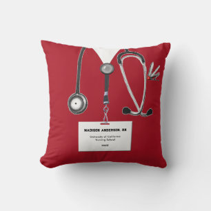 Creative Nurse Graduation Gift Throw Pillow