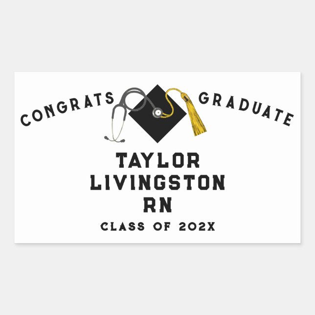 Creative Nurse Graduation Sticker (Front)