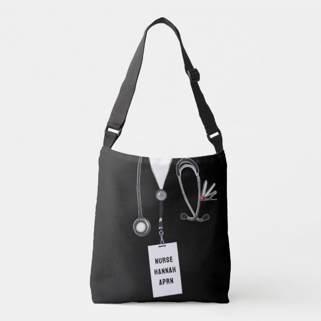 Creative Nurse Novelty Crossbody Bag (Front)