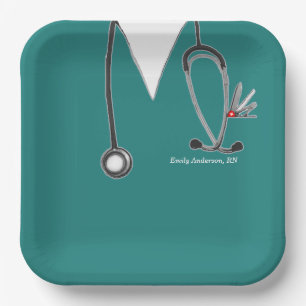 Creative Nurse Party Paper Plate