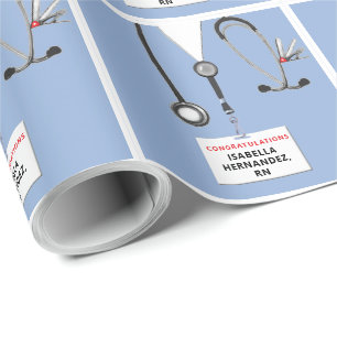 Creative Nursing School Grad Wrapping Paper