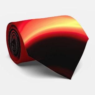 Creative Original Stylish Red Black Abstract Tie