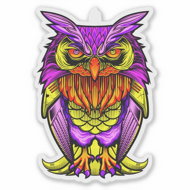 Creative Owl Illustration (Front)