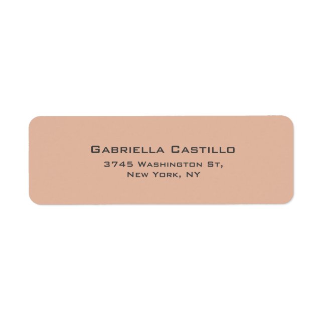 Creative Pastel Colour Plain Elegant Simple  (Front)
