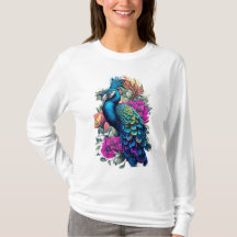 creative peacock design for women