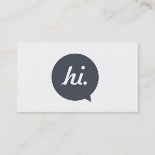 Creative personal business card