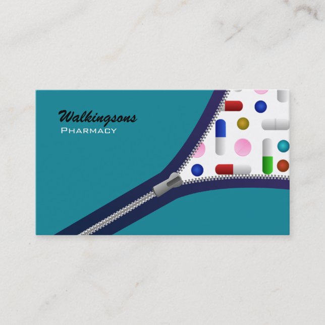 Creative Pharmacy Business Cards (Front)