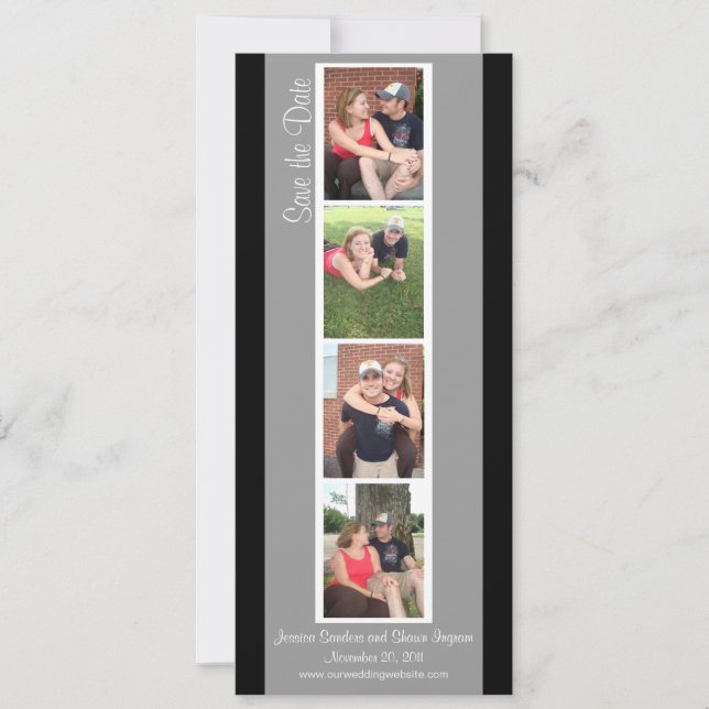Creative Photo Booth Save the Date (Front)