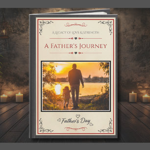 Creative Photo Storybook for Husband Father’s Day Card