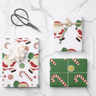 Creative Pickleball Christmas Holiday Gift Wrapping Paper Sheet