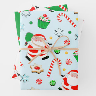 Creative Pickleball Christmas Holiday Gift Wrapping Paper Sheet