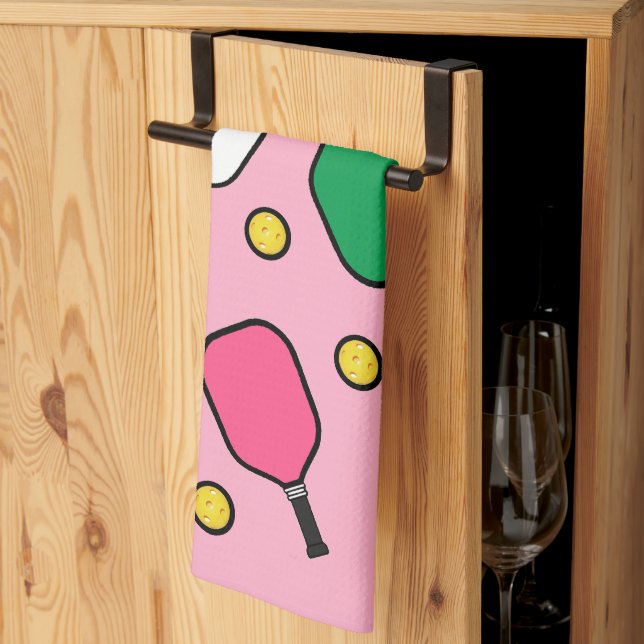 Creative Pickleball Decor Kitchen Towel (Thirds Fold)