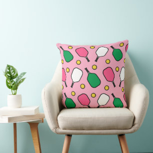 Creative Pickleball Decor Throw Pillow