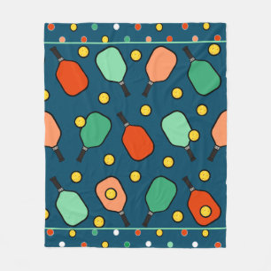 Creative Pickleball Fleece Blanket